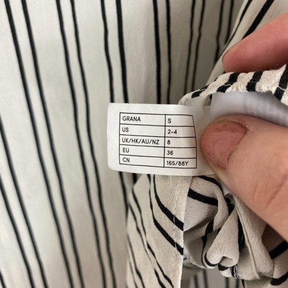 Grana 100% Chinese Silk Striped Tank Top - Size Small - Picture 7 of 7